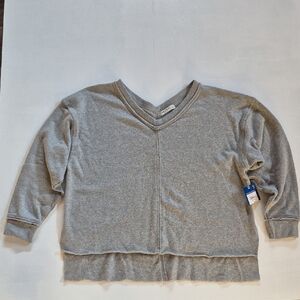 HOLIDAY SALE Arizona Jean Company Gray V-Neck Sweater/ Sweatshirt NWT